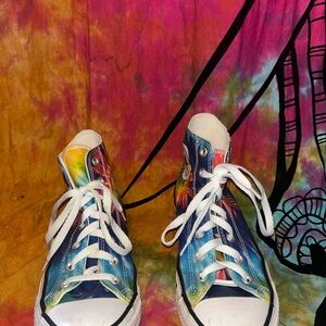 Converse Multicolor Tie-Dye High-Tops